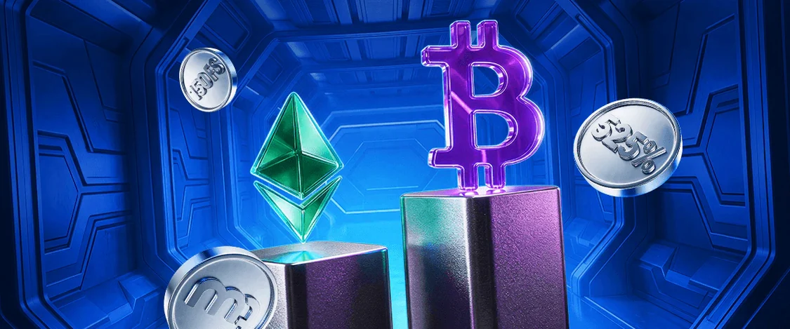 Twin crypto deposits promotional banner