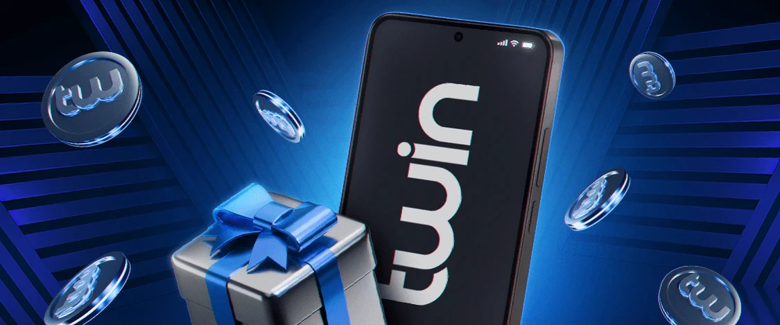 Twin mobile app promotional banner